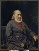Kramskoi, Ivan Nikolayevich - Portrait of the author Sergey Timofeyevich Aksakov (1791-1859)
