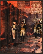 Vereshchagin, Vasili Vasilyevich - Fire of Moscow Kremlin in September 1812