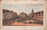 Sauerweid, Alexander Ivanovich - The Entry of the Allied Sovereigns into Leipzig on 19 October 1813