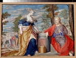 Koenig, Johannes - Christ and Samaritan woman at Jacob's Well
