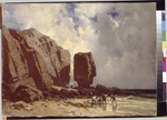 Hoguet, Charles - Gathering Oysters at Étretat