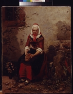 Huebner, Carl Wilhelm - A Visit to a Cemetery