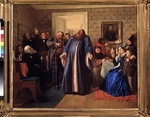Nevrev, Nikolai Vasilyevich - A Protodeacon at the merchant's name day feast