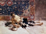 Fortuny Marsal, Mariano - Opium smoker