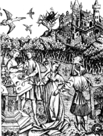 Netherlandish master - The Great Garden of Love