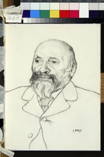 Bakst, Léon - Portrait of the composer Mily A. Balakirev (1837-1910)