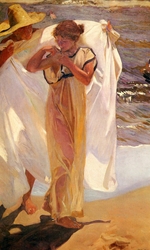 Sorolla y Bastida, Joaquín - After the Bath