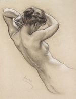 Draper, Herbert James - Study for a water nymph