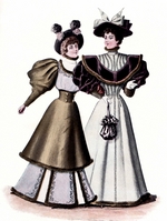 Anonymous - Parisian Street Dress 1894 (From the Toilette parisienne)