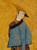 Muhammad Yusuf - Youth wearing a short fur-lined coat over his shoulder