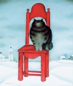 Khaikin, David - Red chair