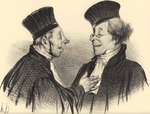Daumier, Honoré - My dear! You fainted... admirably. It really made a lasting impression!