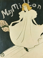 Toulouse-Lautrec, Henri, de - May Milton (Poster)