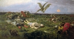 Vasnetsov, Viktor Mikhaylovich - The field of Prince Igor battle with the Kipchaks