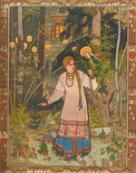 Bilibin, Ivan Yakovlevich - Vasilisa the Beautiful (Illustration to the book Vasilisa the Beautiful)