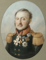 Senff, Karl August - Portrait of Field Marshal Count Ludwig Adolf Peter of Sayn-Wittgenstein-Ludwigsburg (1769-1843)