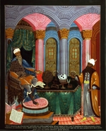 Russian icon - Ptolemy II Philadelphus, king of Egypt