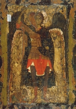 Byzantine icon - The Appearance of the Archangel Michael to Joshua, the son of Nun