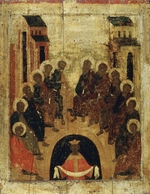 Russian icon - The Descent of the Holy Spirit on the Apostles