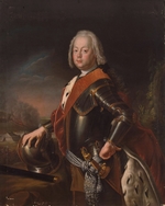 Pesne, Antoine - Portrait of Christian August, Prince of Anhalt-Zerbst (1690-1747), the father of Catherine the Great of Russia