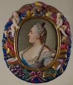 Chyorny, Andrey Ivanovich - Portrait of Empress Catherine II (1729-1796)