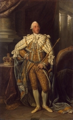 Dance, Sir Nathaniel - Portrait of the King George III of the United Kingdom (1738-1820) in his Coronation Robes