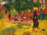 Gauguin, Paul Eugéne Henri - Taperaa Mahana (Late Afternoon)