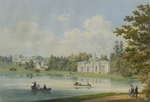Bohnstedt, Ludwig Franz Karl - Cameron Gallery and Grotto on the Shore of the Pond in Tsarskoye Selo