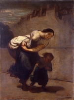 Daumier, Honoré - The Burden