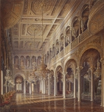 Kolb, Alexander Chrisophorovich - Interiors of the Small Hermitage. The Pavilion Hall