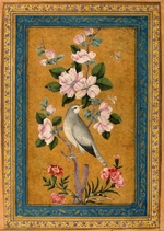 Yusuf Zaman - Bird Perching on a Blossoming Branch