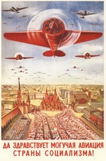 Dobrovolsky, Viktor Nikolaevich - Long live to the strong aviation of the socialism country!