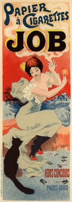 Meunier, Henri Georges - Advertising Poster for the tissue paper Job