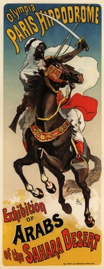 Chéret, Jules - Exhibition of Arabs of the Sahara Desert (Poster)