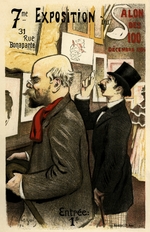 Cazals, Frederic-Auguste - 7me Exposition du Salon des 100 Decembre 1894 (Poster)