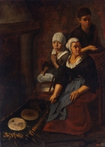 Murillo, Bartolomé Estebàn - Baking of Flat Cakes