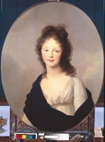 Tischbein, Johann Friedrich August - Portrait of Queen Louise of Prussia (1776-1810)
