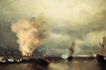 Aivazovsky, Ivan Konstantinovich - The Battle of Vyborg Bay on July 3, 1790