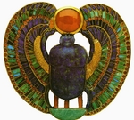 Ancient Egypt - Pectoral of Kheper Scarab from Tutankhamun's tomb