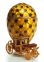 Perkhin, Michail Yevlampievich, (Fabergé manufacture) - The Imperial Coronation Egg (Nicholas II presented to his spouse, Empress Alexandra Fyodorovna)