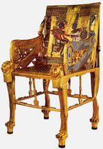Ancient Egypt - Throne from Tutankhamun's tomb