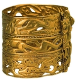 Scythian Art, Collection of Peter the Great - Bangle with the animal figures