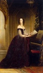 Robertson, Christina - Portrait of Grand Duchess Maria Nikolaevna of Russia (1819–1876), Duchess of Leuchtenberg