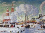 Kustodiev, Boris Michaylovich - Shrovetide