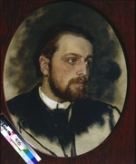 Repin, Ilya Yefimovich - Portrait of Vladimir Grigorievich Chertkov (1854-1936)