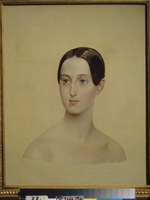 Briullov, Karl Pavlovich - Portrait of Grand Duchess Maria Nikolaevna of Russia (1819–1876), Duchess of Leuchtenberg