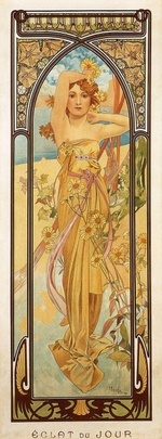 Mucha, Alfons Marie - Light of day (From the series Times of the day)