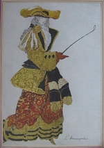 Bakst, Léon - Costume design for the ballet Sleeping Beauty by P. Tchaikovsky