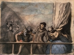 Daumier, Honoré - Sideshow