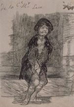 Goya, Francisco, de - Lunatic from the Calle Mayor